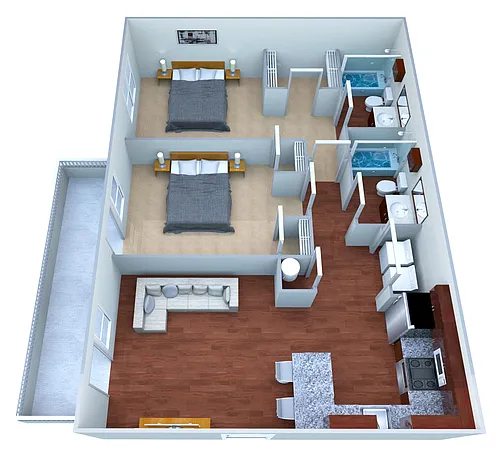 Floor plan Legacy 2-E - Phase II