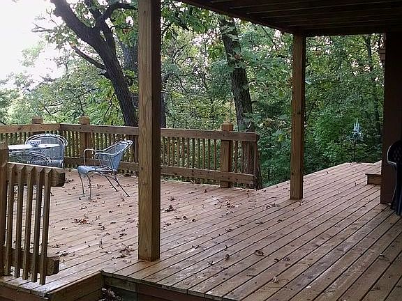 Lower back deck