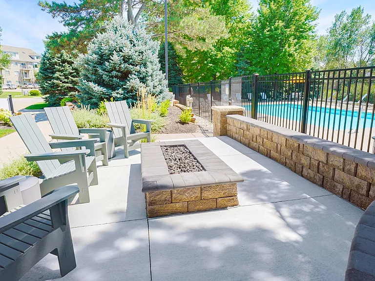 Embrace the warmth of conversation and the flicker of flames at our cozy fire pit.