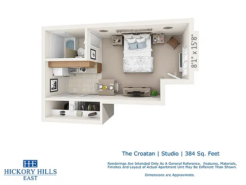 Floor plan The Croatan