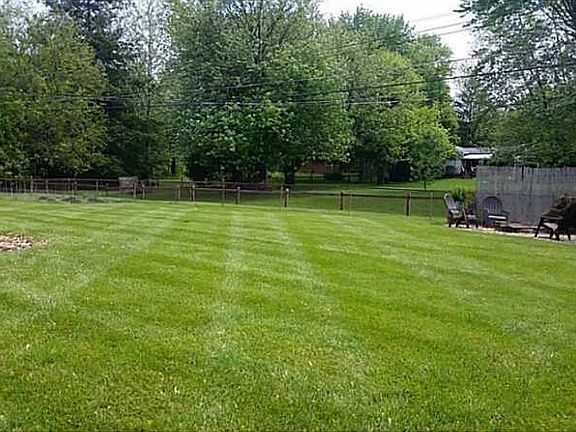 Yard. Large fenced in backyard!