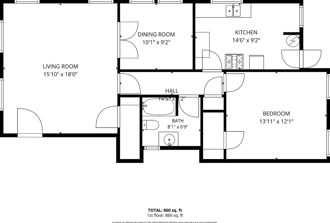 Bright 1- Bedroom 1 Bath Plus Bonus Room! — Photo 2