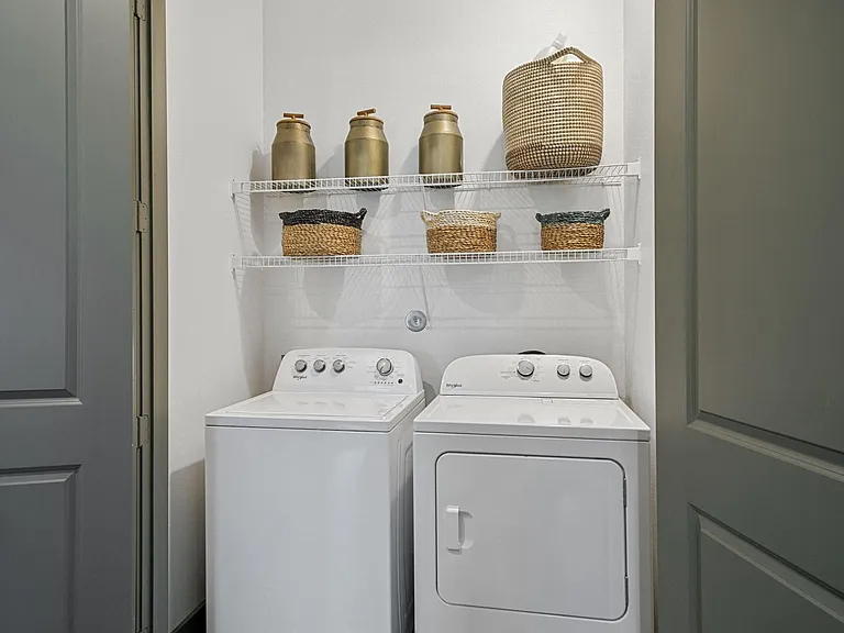 Energy efficient full-size washer and dryers