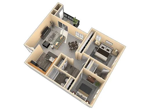 Floor plan Plan B
