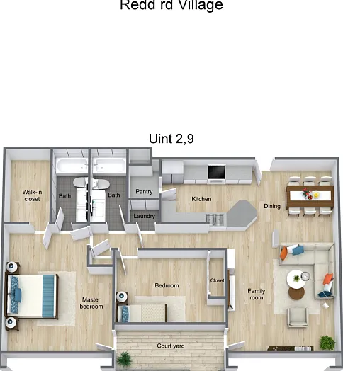 1 bed, 626 sqft, $950 — Photo 4