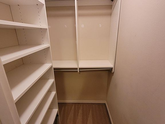 Master bedroom closet