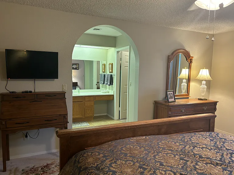 Master bathroom entry