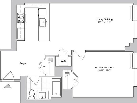 2nd image of 4117 Crescent St #3G