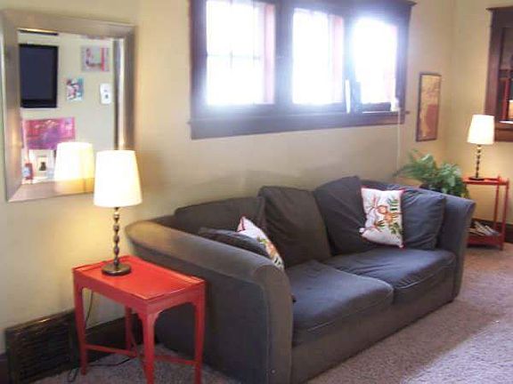 Living room piano windows