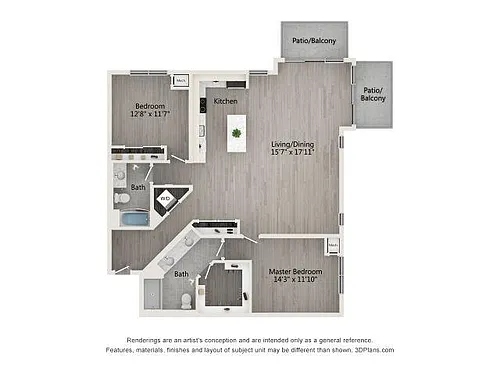 Floor plan The Millennium (B4)