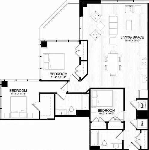 Floor plan 3A