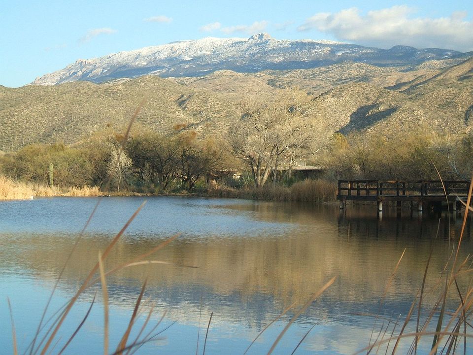 view of house from across lake