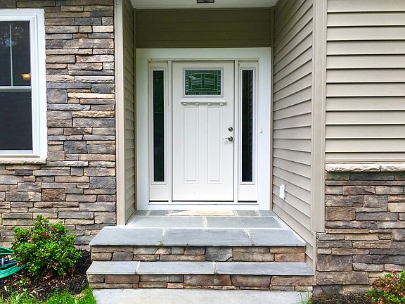 Slate stone steps & landing.