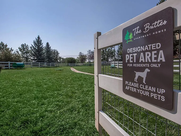 The Community Dog Park at The Buttes Apartment Homes