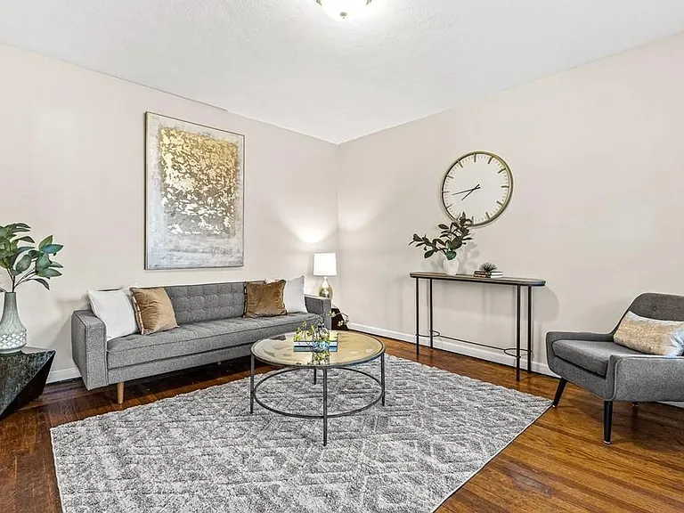 Living room staged