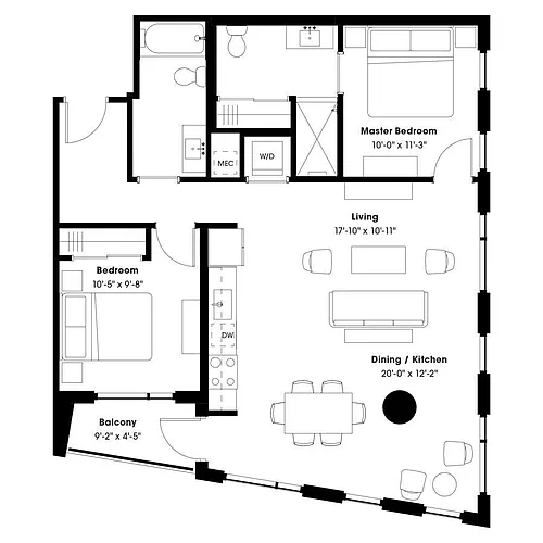 Floor plan B3