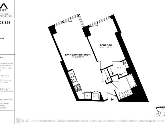 2nd image of 625 W 57th St APT 323