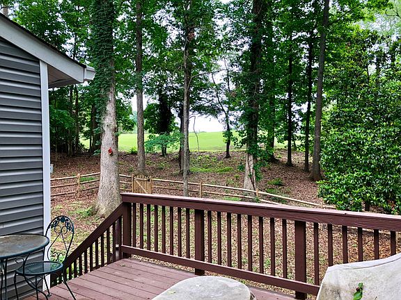 view from back deck off of dining area