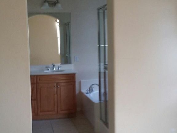 Master bathroom entry