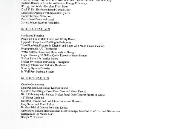 Feature Sheet pg 1