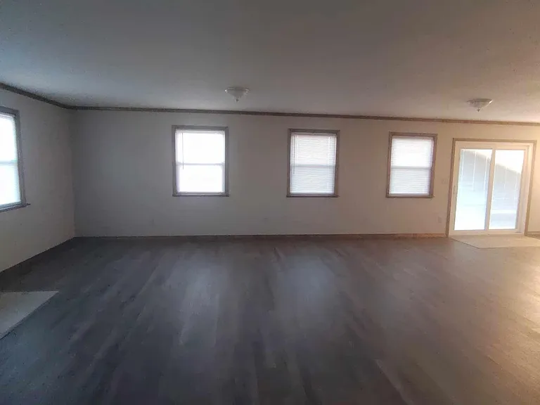 View from kitchen area.
