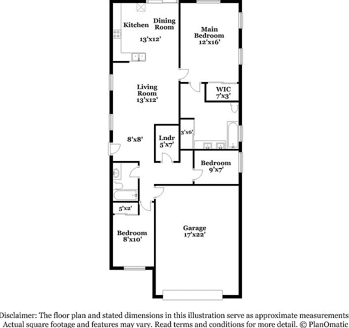 3 bed, 2.0 bath, 1305 sqft, $2,135 — Photo 2