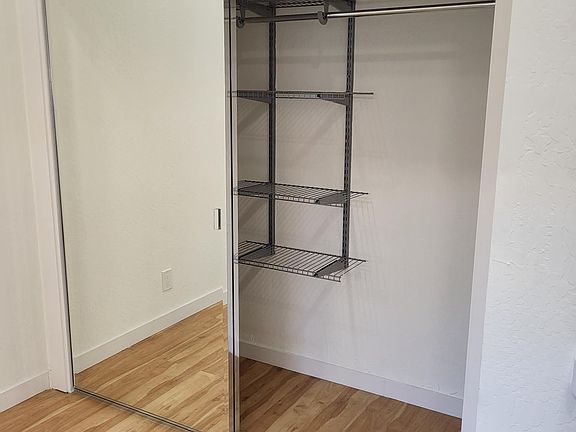 Closet in the back bedroom