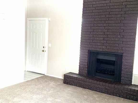 Wood burning fireplace