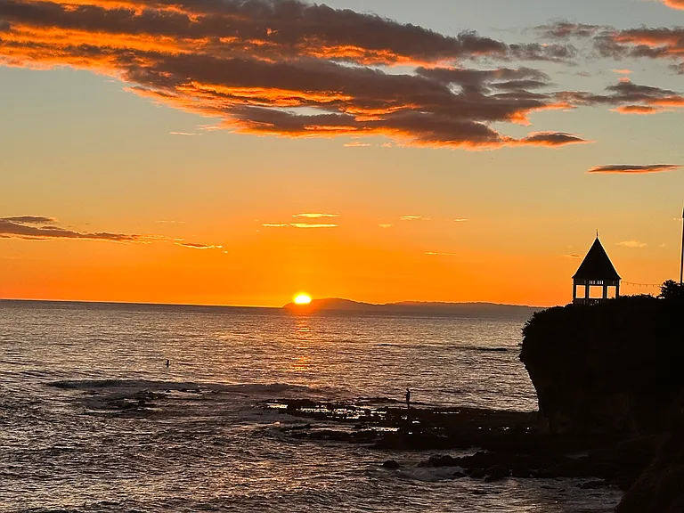Iconic gazebo on the cove