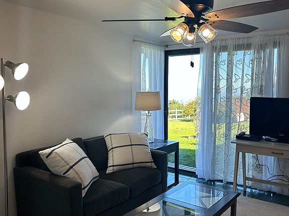 Main room is 10' x 10'. TV not included.