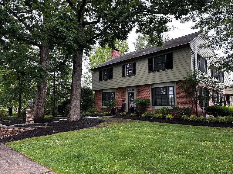 The front of the house. We are on a corner lot.