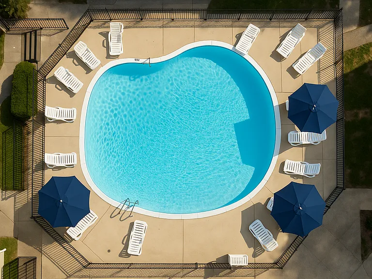 Pool and sundeck