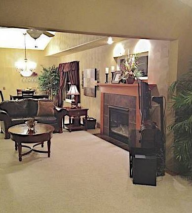 living room from sunroom