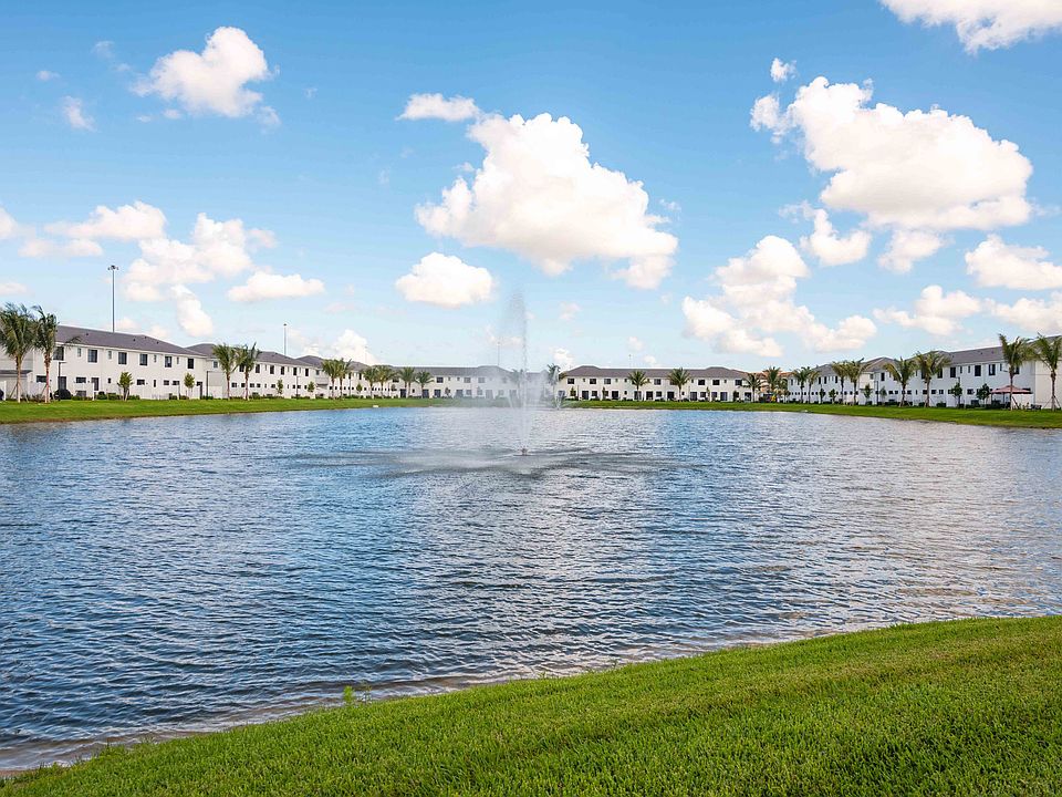 Lake with Fountain