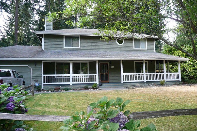Lovely deep covered porch.