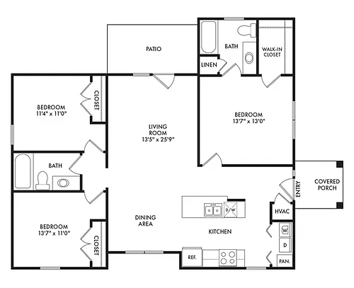 Floor plan The Oaklands