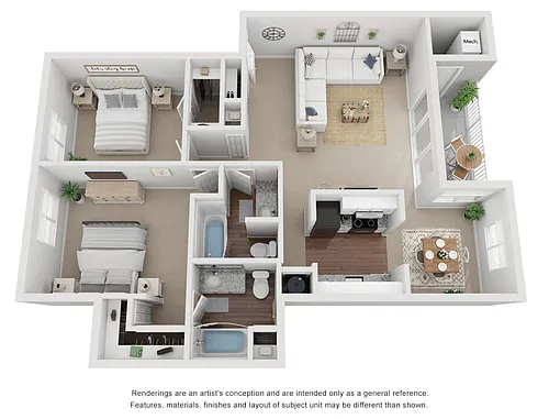 Floor plan 2X2