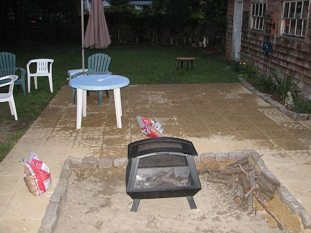 Finished Patio 8/11/07