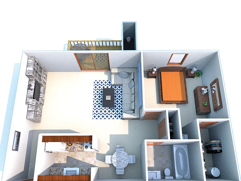 Four Worlds Apartments — Photo 100