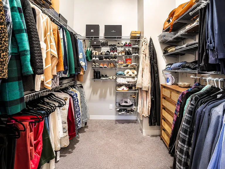 Large Walk-In closet in Master Suite