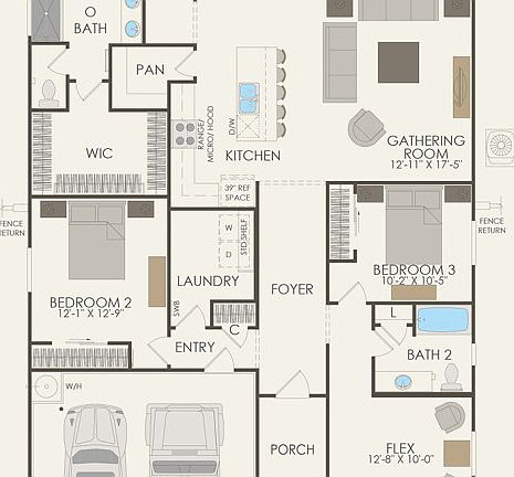 First Floor 4 br 2 ba