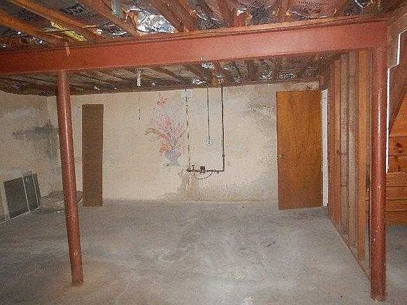 Unfinished Basement area