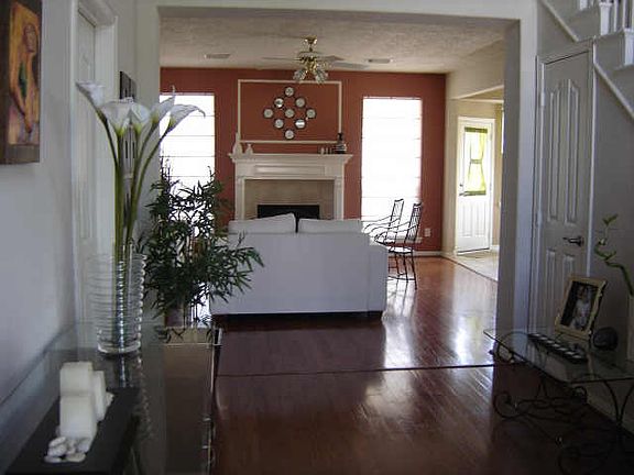  Notice the beautiful hardwood floors leading to family room