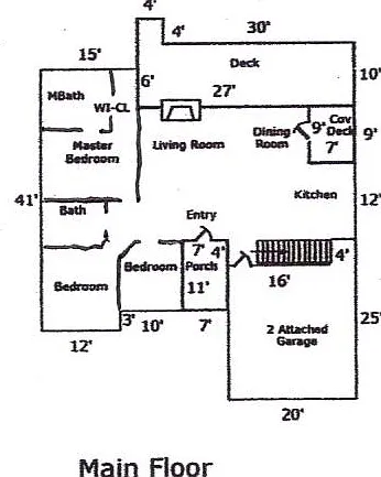 Main Floor Floorplan