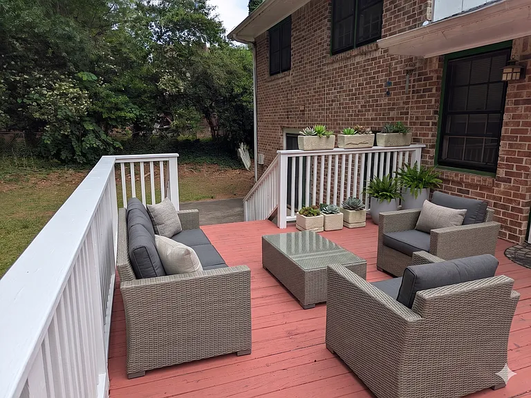 Backyard deck