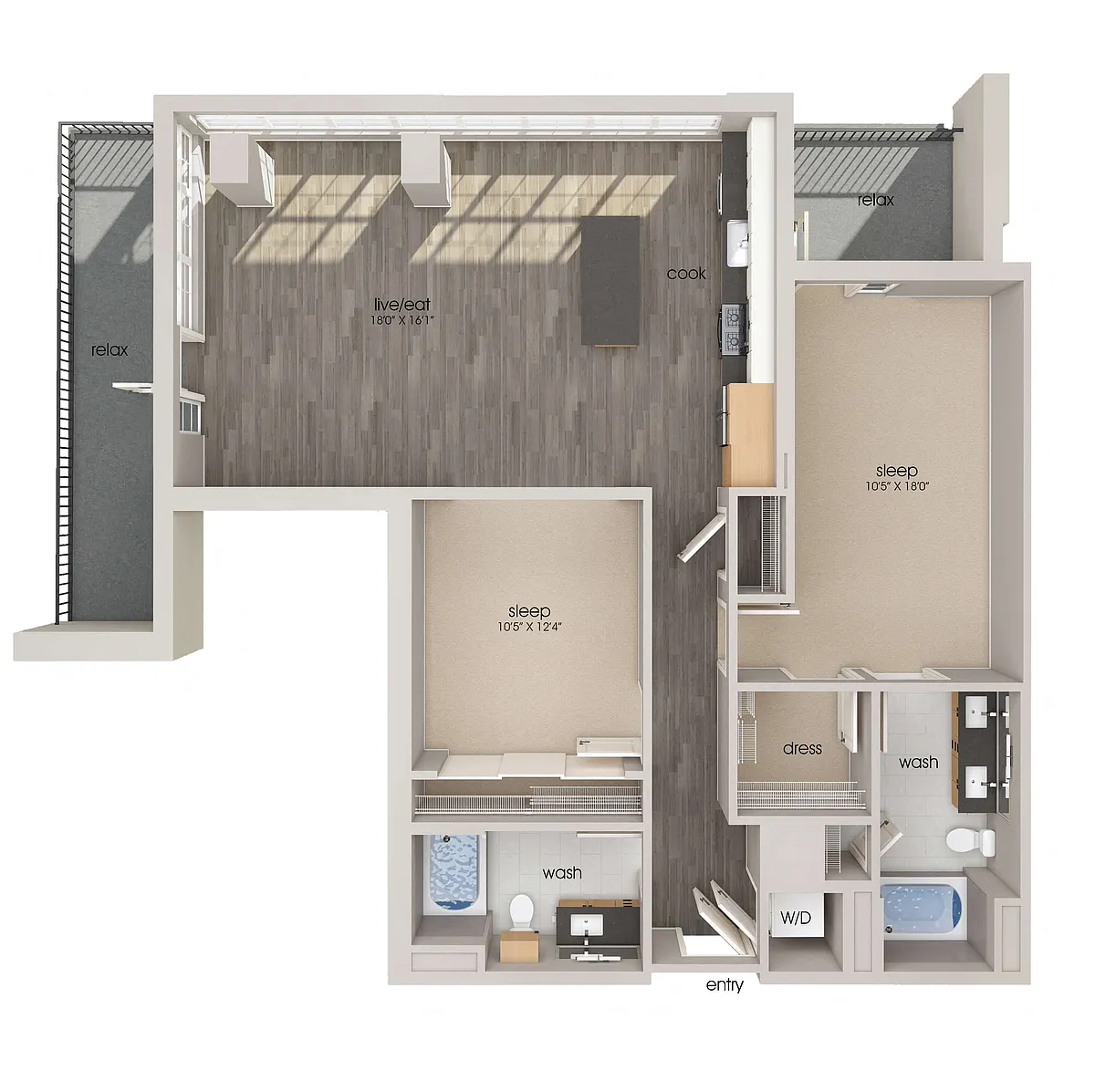 Floor plan B16