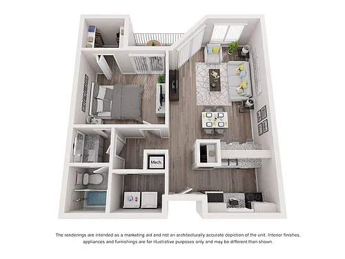 Floor plan Model A