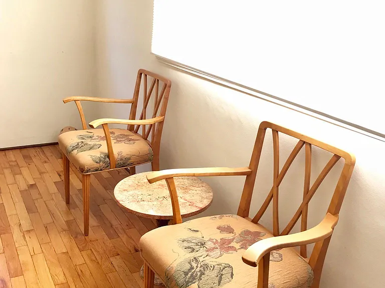 Seating in master bedroom