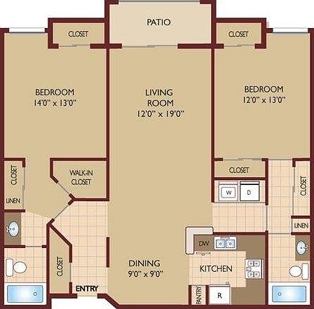 Layout of Apartment