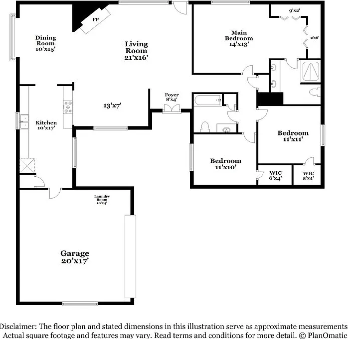 3 bed, 2.0 bath, 1696 sqft, $1,855 — Photo 2